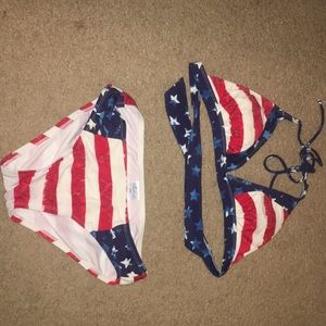 american flag bikini